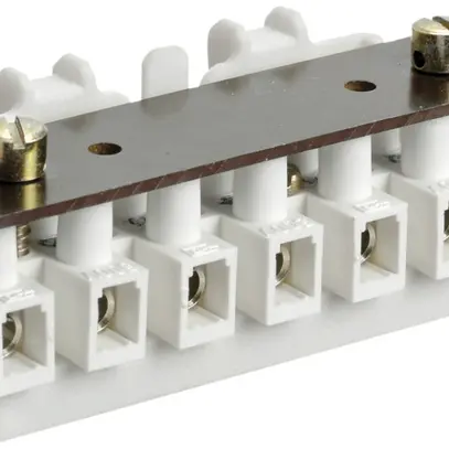 Morsetto di linea di comando Hager volta 7×1.5mm² 