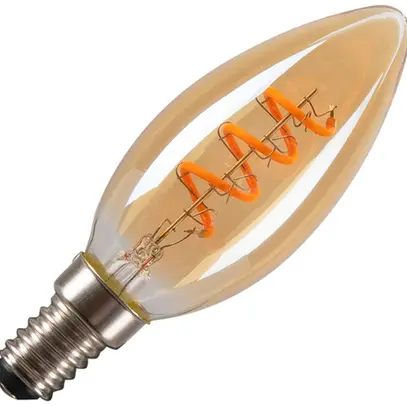 Lampada LED SLV E14 2W 80lm 2200K chiaro/oro Ø35×98mm 
