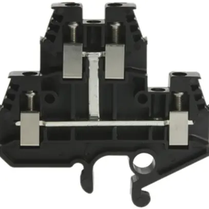 Durchgangs-Reihenklemme Woertz 0.5…4mm² 32A 500V Schraubansch.2×2 G-Schiene sz 