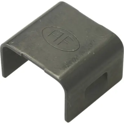 Étrier de fixation pour Quadro Flury AV 60, acier inoxydable A2, noir 