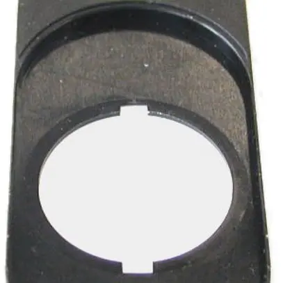 Portaplacchetta ETN RMQ 75×30mm nero 
