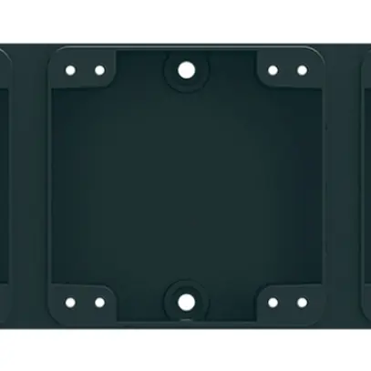 En-tête AP Hager robusto 1×3 horizontal 276×86mm noir 