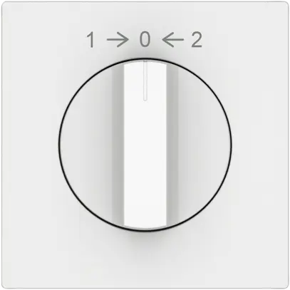 Contact pivotant EDIZIO.liv SNAPFIX® 1->0<-2/1P avec manette rotative bc 