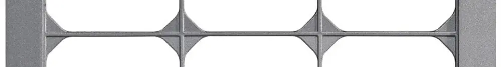 Cadre de recouvrement ENC kallysto.trend 4×3 fjord 274×214mm 