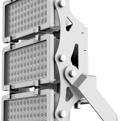 Proiettore LED DOTLUX HLFplus 600W, 5000K, dimmerabile, 100×38° 