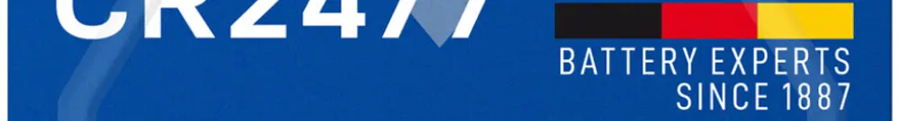 Pila bottone litio VARTA Electronics CR2477 3V blister a 1 pezzo 