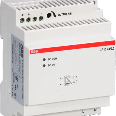 Alimentation secteur à découpage ABB 24VDC 2.5A 