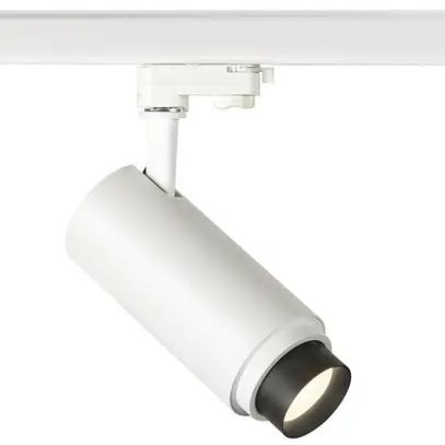 Projecteur LED SLV NUMINOS ZOOM M PHASE 20W 1900lm 4000K 15…60° 3-ph.blanc/noir 