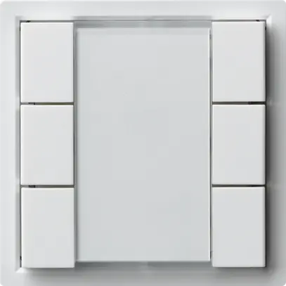 Poussoir universel ENC 6×KLA A sans LED blanc 
