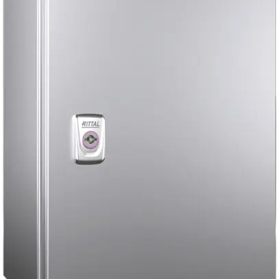 Armoire compacte Rittal AX, 1 porte, IP66, 300×380×210mm, acier fin V2A 