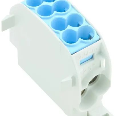 Blocco ripartizione Weidmüller WPD 101 2×25/2×16 1L connessione a vite TS35 blu 