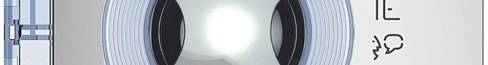 Frontale per modulo altoparlante/camera di porta 96° Sfera con 1 tasto Al 