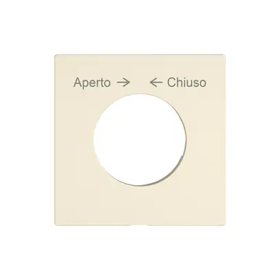 Kit di montaggio EDIZIO.liv SNAPFIX® pulsante girevole chi.Aperto → ← Chiuso cr 