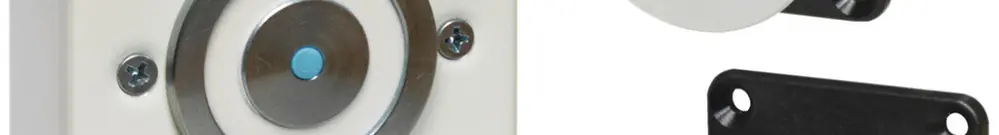 Aimant de maintien BSW RH50-N400-WMGQ-SET, 360N, dans boîtier avec contreplaque 