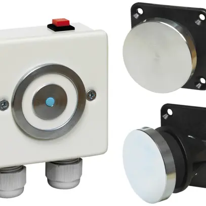 Aimant de maintien BSW RH50-N400-WMGQ-SET, 360N, dans boîtier avec contreplaque 