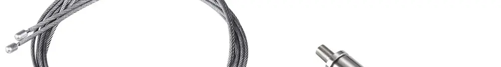 Kit di sospensione a corda Sylvania START Batten 2 cavi d'acciaio cromo 