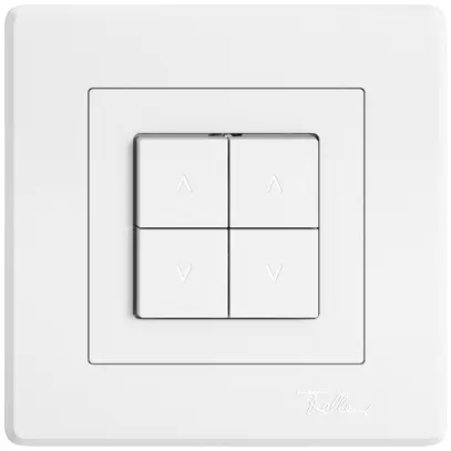 Interruttore p.tapparelle INC EDIZIO.liv SNAPFIX® 10A 250V 4 tasto 2 canali bi 