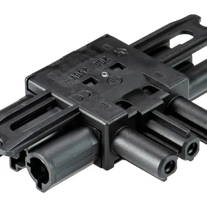 Bloc de distribution Wieland gesis® GST18I3V 2P1T SV SW 3L 20A 250V noir 100pce 