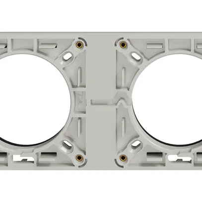 NUP-Kopfzeile Feller NEVO, 1×2, für N.CO-Apparate, lichtgrau 