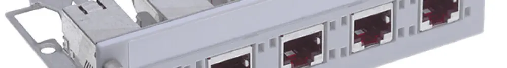 Unità universale cat.6A 5RJ45/S 
