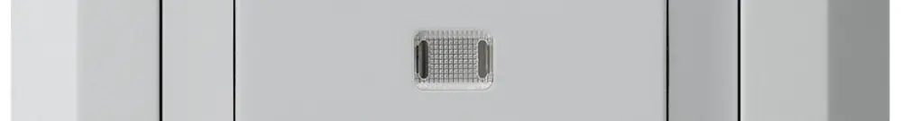 Pulsante luminoso INC kallysto.line A-R/2P grigio chiaro 