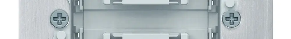 Interruttore tapparelle INC origin 1P 2×tasti 77×77mm bianco 