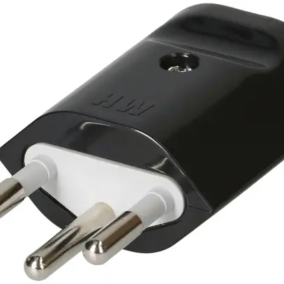 Stecker Typ 12 MAX HAURI MH, Kabeleinführung Ø8.5mm, schwarz 