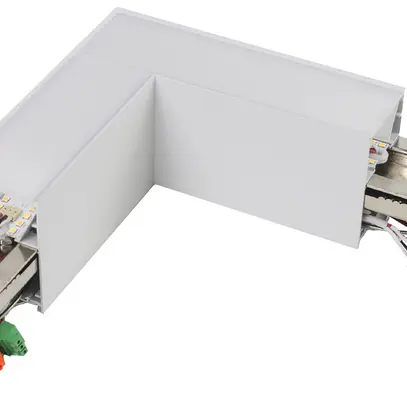 Partie lumineuse en L Sylvania Otao Linear 4.9W 600lm 830/840 221×221mm blanc 