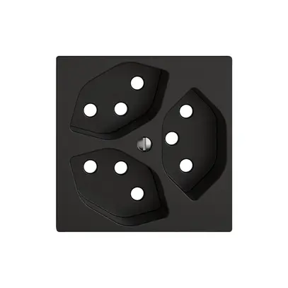 Kit di montaggio EDIZIO.liv SNAPFIX® per presa 3×T13 ne 