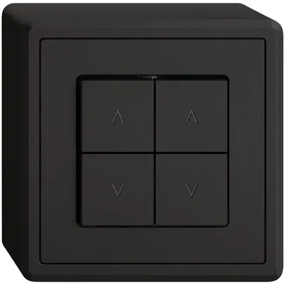 Contact pour stores AP EDIZIO.liv SNAPFIX® 10A 250V 4 touches 2 canaux no 