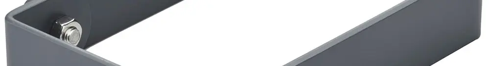 Staffa di fissaggio Philips BY121Z acciaio 244×180×46mm grigio 