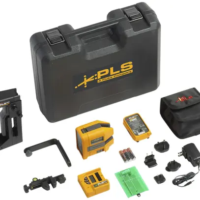 Livello laser a croce Fluke-PLS 180G RBP SYS 15m ≥3h verde 525nm 