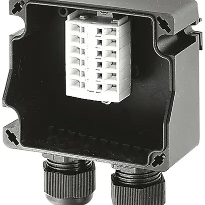 Boîte de dérivation Ex thuba 2×M25 pour câble Ø4.5…17mm 6×Ex-e 4×PE IP66 