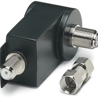 Adaptateur avec connecteur F parasurtension intégrée 