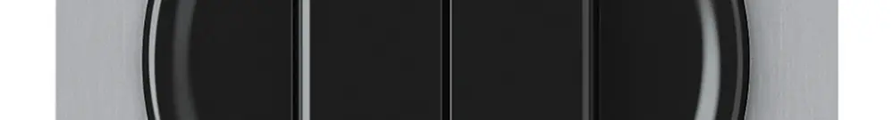 Interruttore a pulsante INC origin sch 1 (3+3) 77×77mm nero 