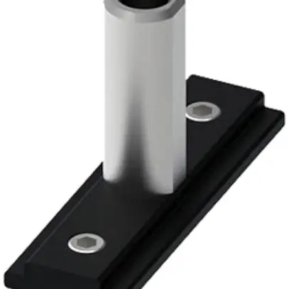 Supporto per sospensione Sylvania Lytespan ROUND 40×13×22mm alluminio nero 