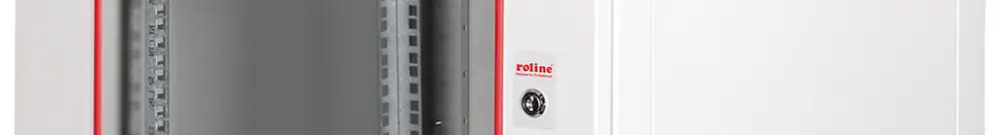 Coffret mural 19" ROLINE Basic Plus 600×512×600mm 9UH 1×porte acier gris 