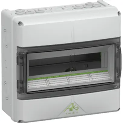 Tableau de distribution AP Demelectric AK 14 IP65 PC IK08 315×300×155mm 