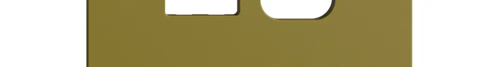 Kit di montaggio Feller EDIZIOdue per presa USB 18W tipo A + tipo C olive 
