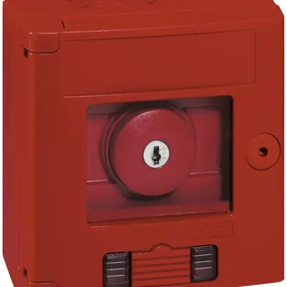 AP tasto d'allarme Legrand 12mA 230V Ch+R rosso 