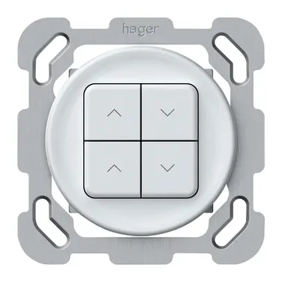 Attuatore per persiana KNX INC origin 4×tasti bianco 