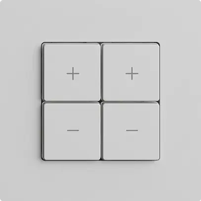 Stazione secondaria per dimmer 2c/4t WLAN Edue Wiser grigio chiaro 
