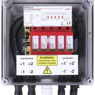 Scatola di raccordo generatore DEHN SE DCU 2 YPV 1100 2M 1S original MC4 