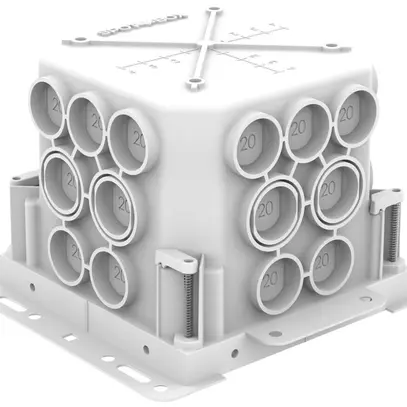 Scatola di derivazione INC Spotbox Conexa 100H Set 115×115×100mm bianco 