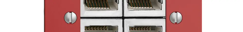 Prise ENC 4×RJ45/s 4P sép.EDIZIOdue berry ITplus 