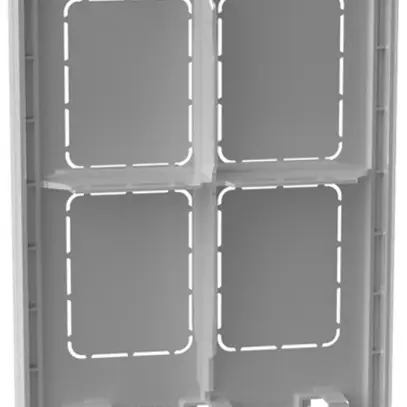 Kit de montage Legrand horizontal matériau synthétique sans halogène gris clair 