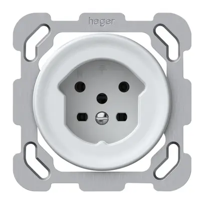 Presa INC origin 1×tipo 15 10A 230V 77×77mm bianco 