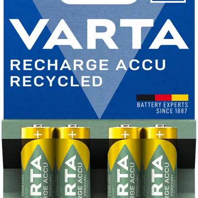 Accu VARTA HR6/AA recyclé 2.1Ah, blister à 4 pièces 