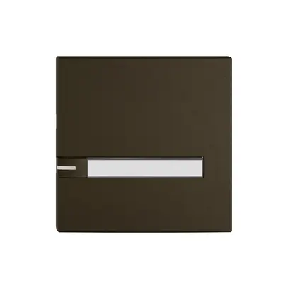 Poussoir 1/1 EDIZIO.liv SNAPFIX® p.KNX&UNI a.LED a.étiquette comm.1touch.br 