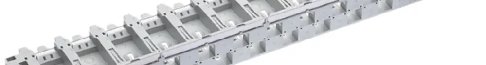 Pannello di distribuzione 19" Basic 1UA 24×schermato grigio 